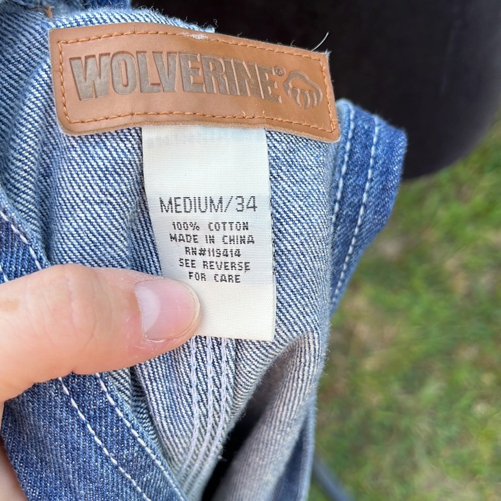 Wolverine Blue Straight-Leg Jeans with Adjustable Straps - Picture 12 of 12